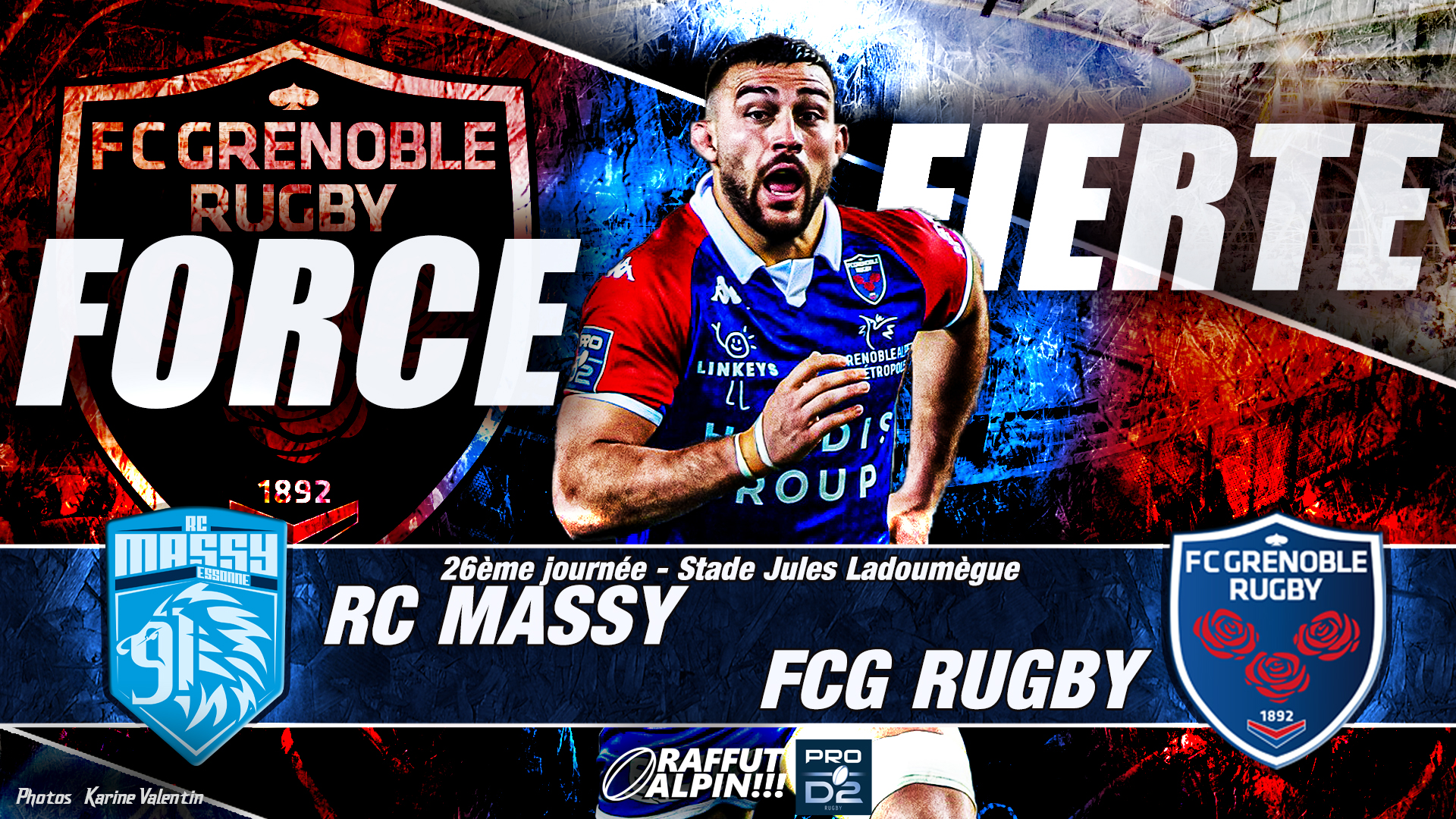 RC MASSY / FCG - Vendredi 31 Mars à 19H - Sport+