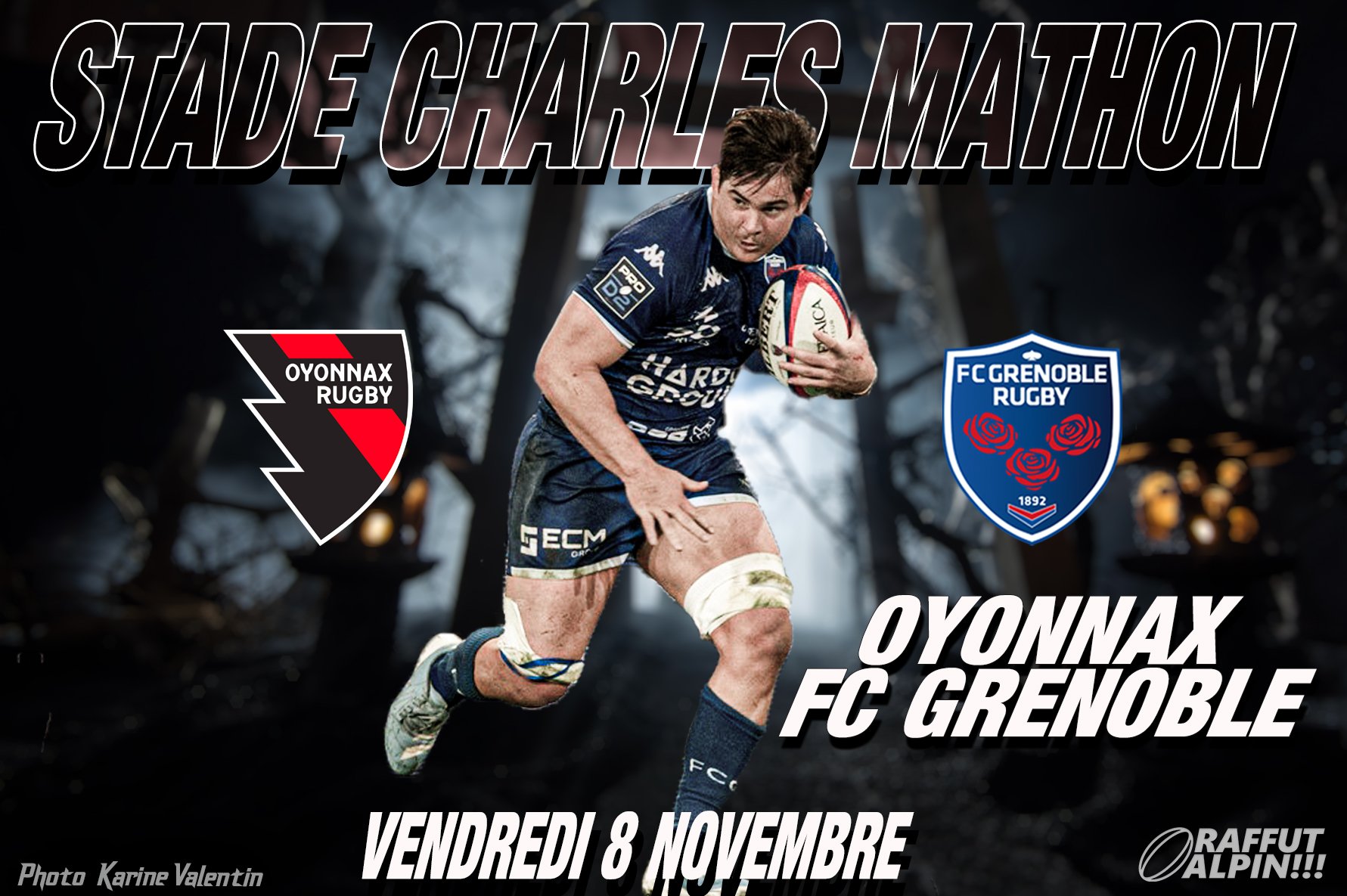 OYONNAX/FCG - Vendredi 8 Novembre à 19H - Canal+Sport