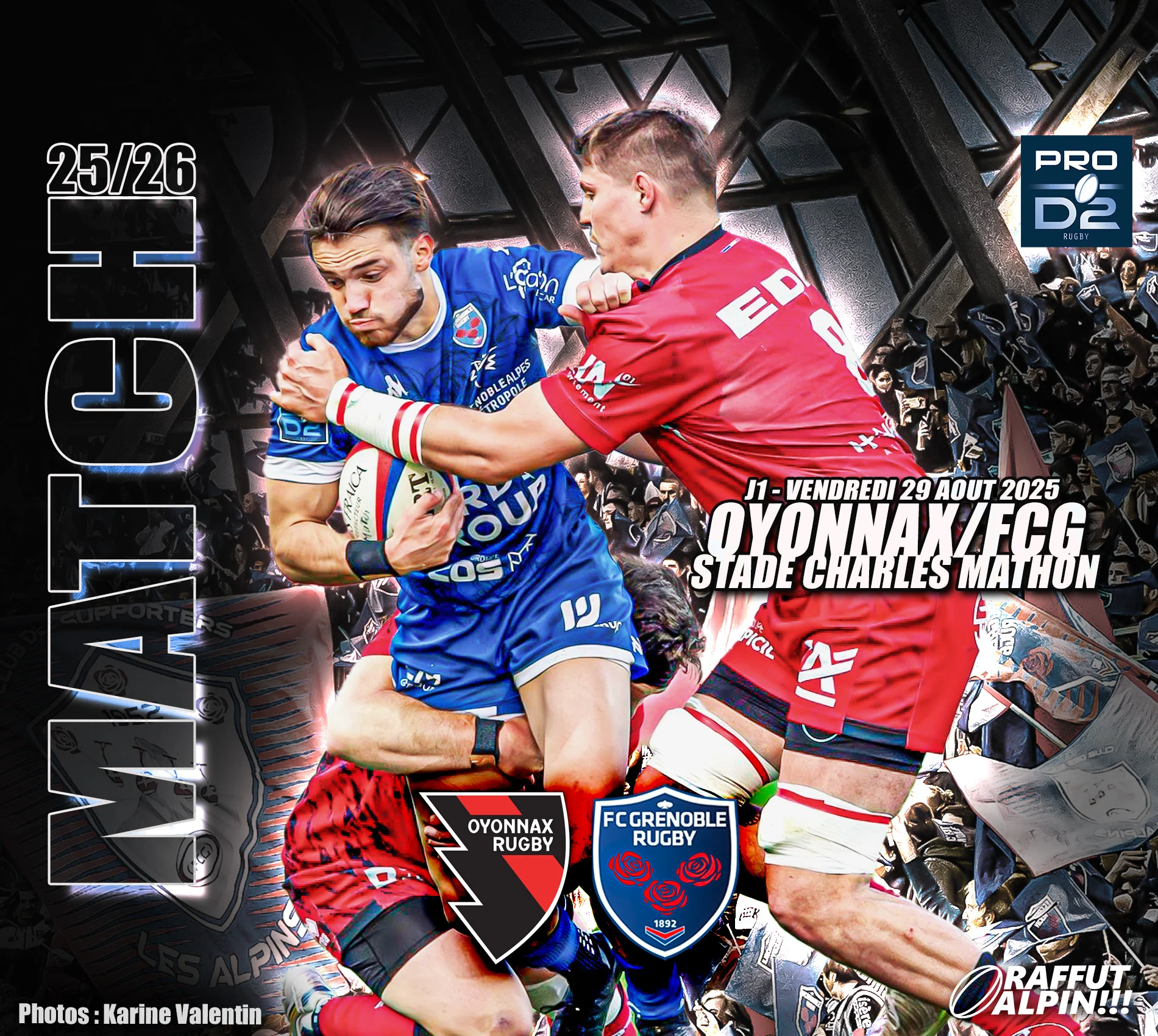 J1 - Oyonnax/FCG - Vendredi 29 Août à 21h - Canal+Sport